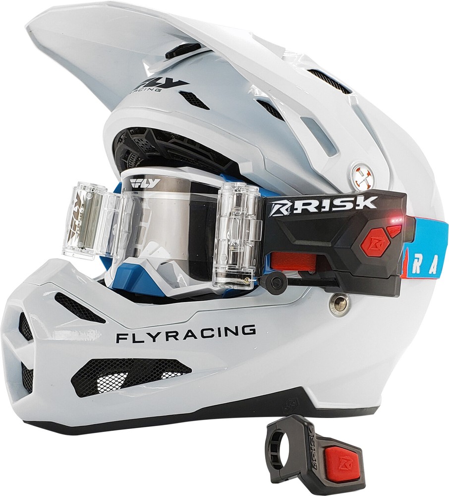 RISK RACING THE RIPPER UNIVERSAL AUTOMATIC GOGGLE ROLL-OFF SYSTEM