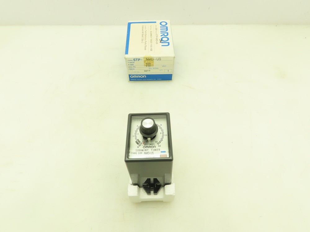 Omron STP-NMD-US SUBMINY Timer 110v 12 Second