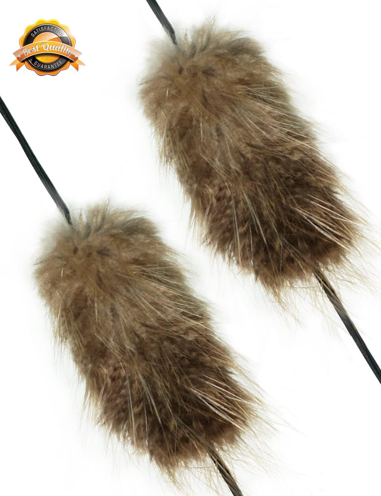 Traditional Archery Bow String Silencers Recurve Bow Dampeners 2 Pack