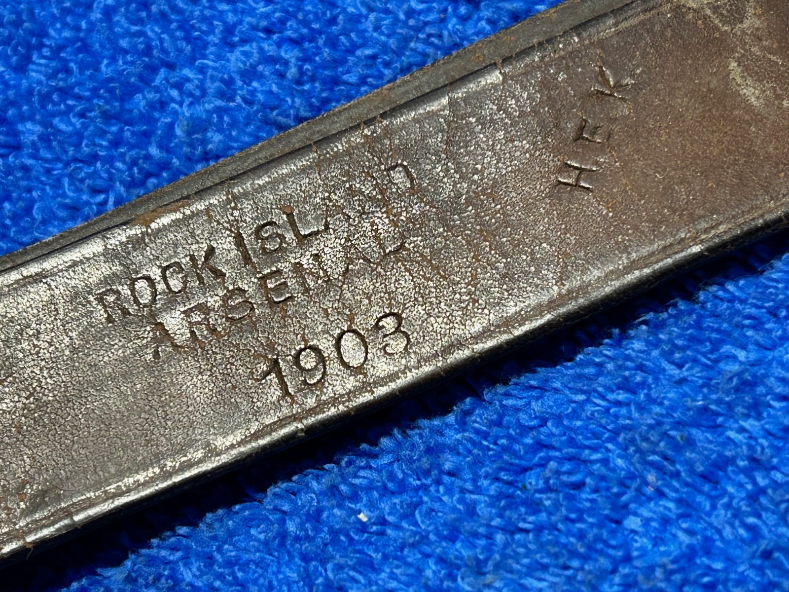 1903 Rock Island Arsenal Leather Sling Strap WWI for a 03 SPringfield