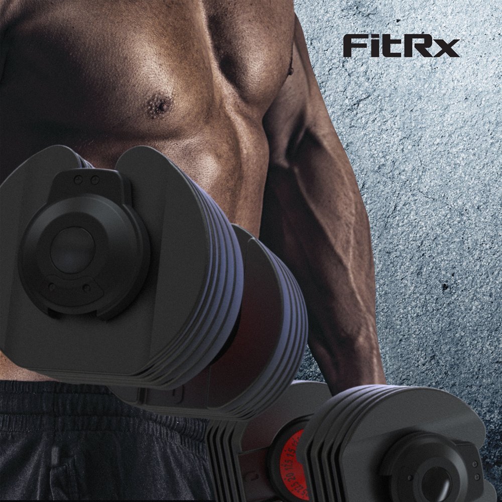 Adjustable Dumbbell Quick Select 5-52.5 Lb. Weight