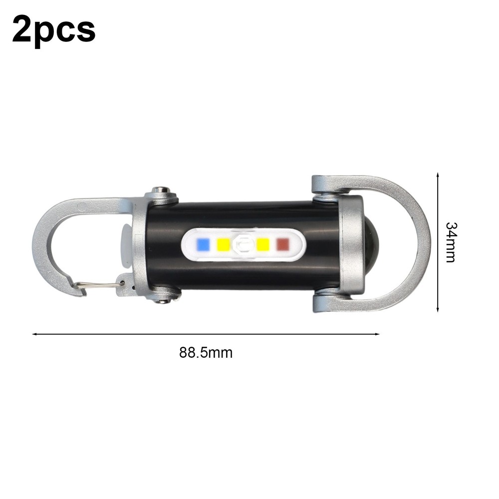 Portable Keychain Flashlight with Waterproof Features and USB Charging