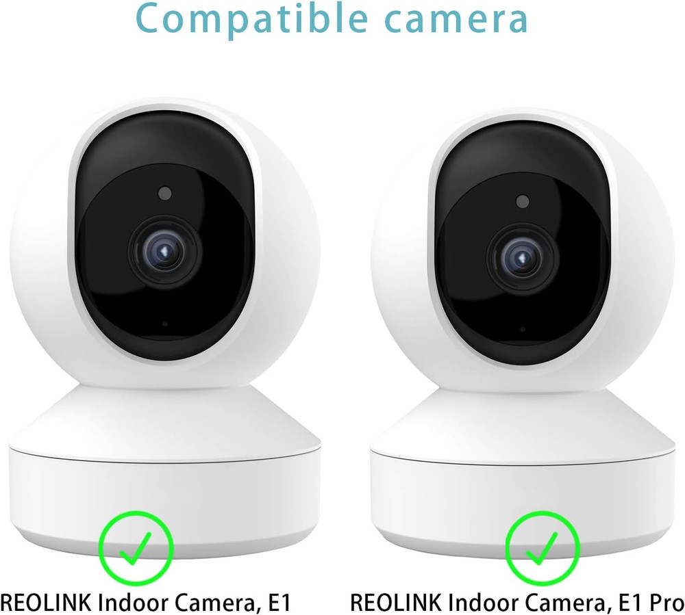 2 Pack Wall Mount Compatible with Reolink E1 Pro/ E1,180° Adjustable Camera Wall