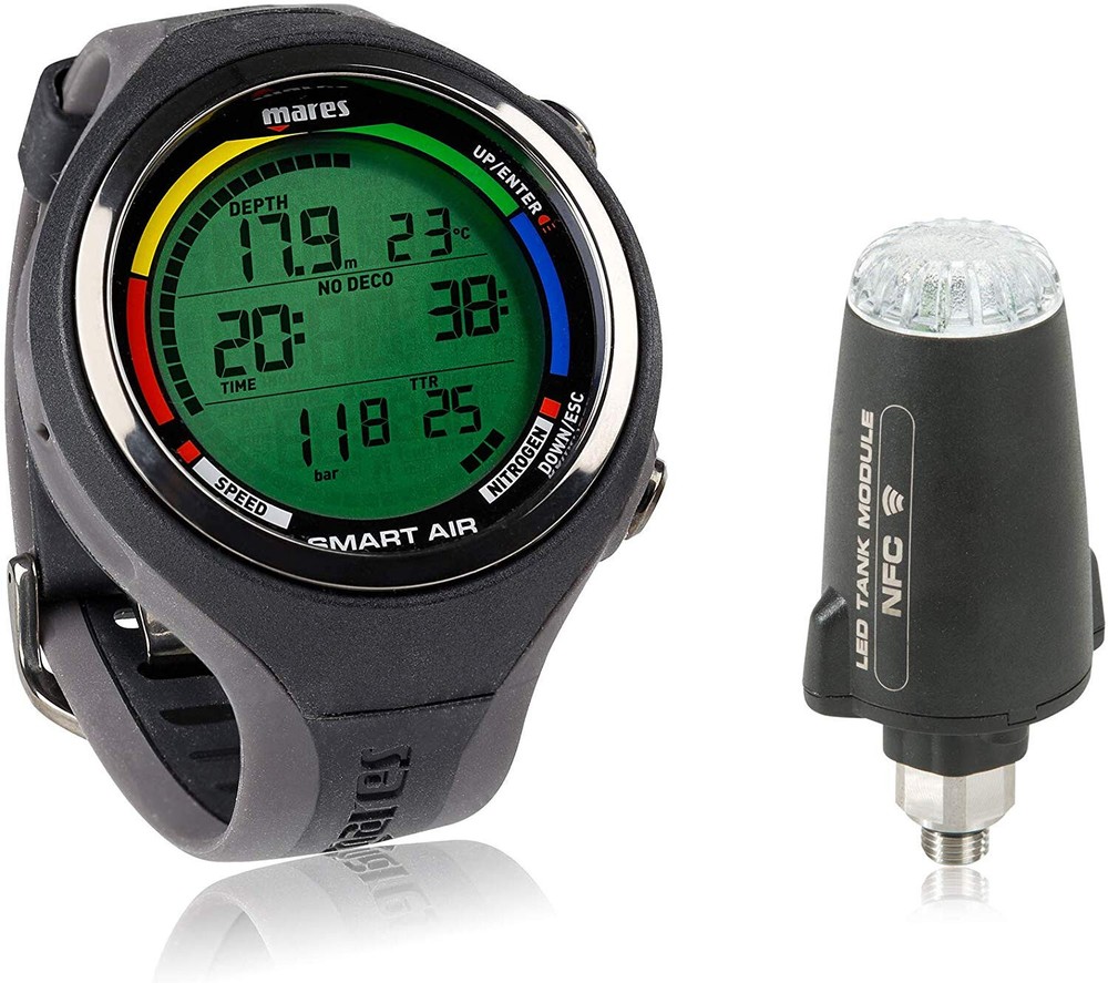 Mares Smart Air Dive Wrist Scuba Diving Computer w/Transmitter