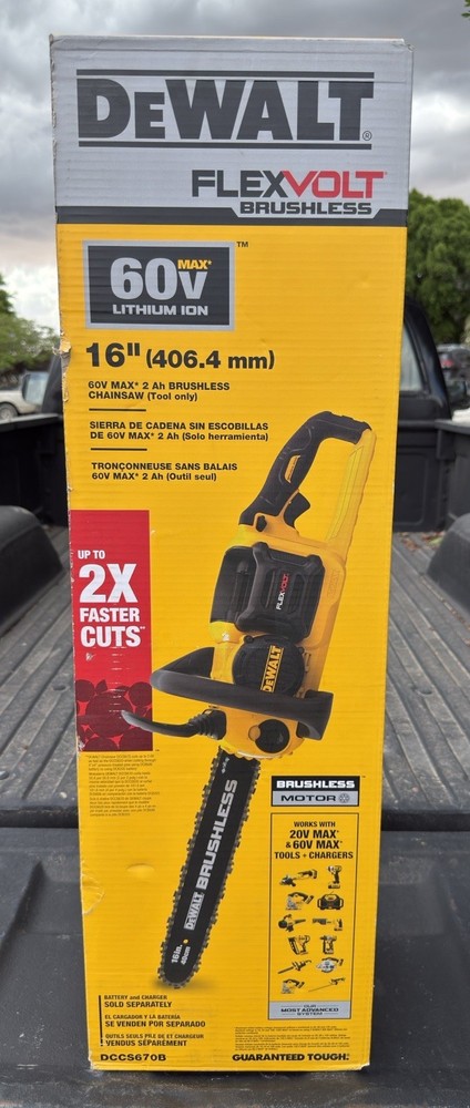 Dewalt DCCS670B FLEXVOLT 60V MAX Cordless Chainsaw (Tool Only)