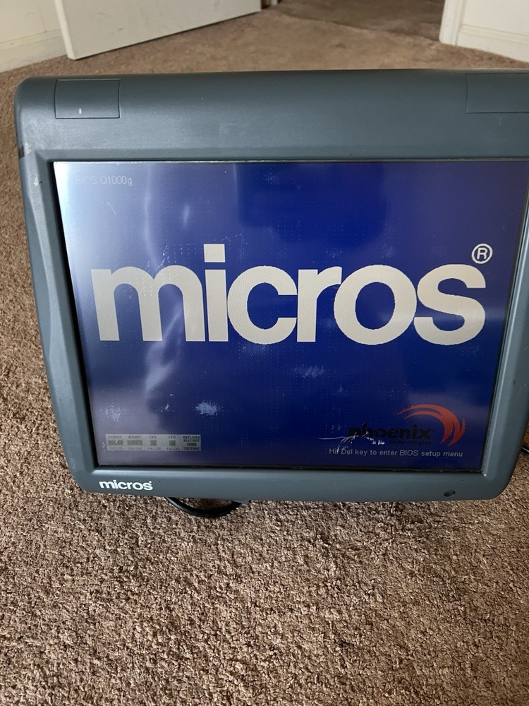 Micros Workstation 5 System Unit Touch Screen POS Terminal 400814-001