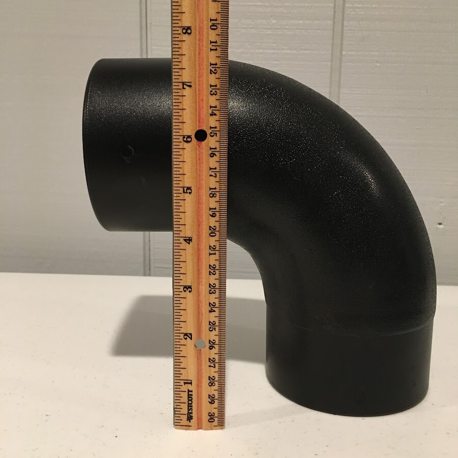 ROCKLER Dust Collection Fitting ELBOW 4"