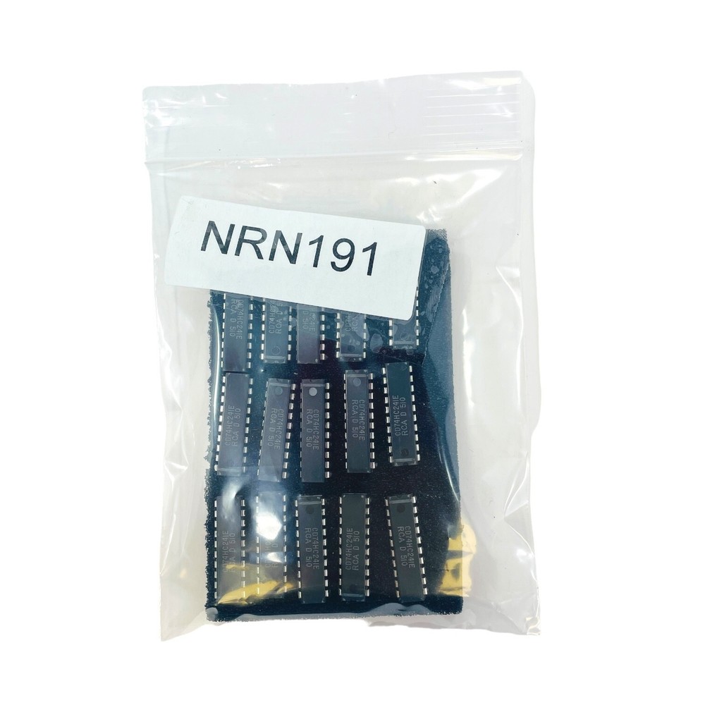 15 pcs RCA CD74HC241E ICs Buffer, Non-Inverting 2 Element 4 Bit 3-State 20-PDIP