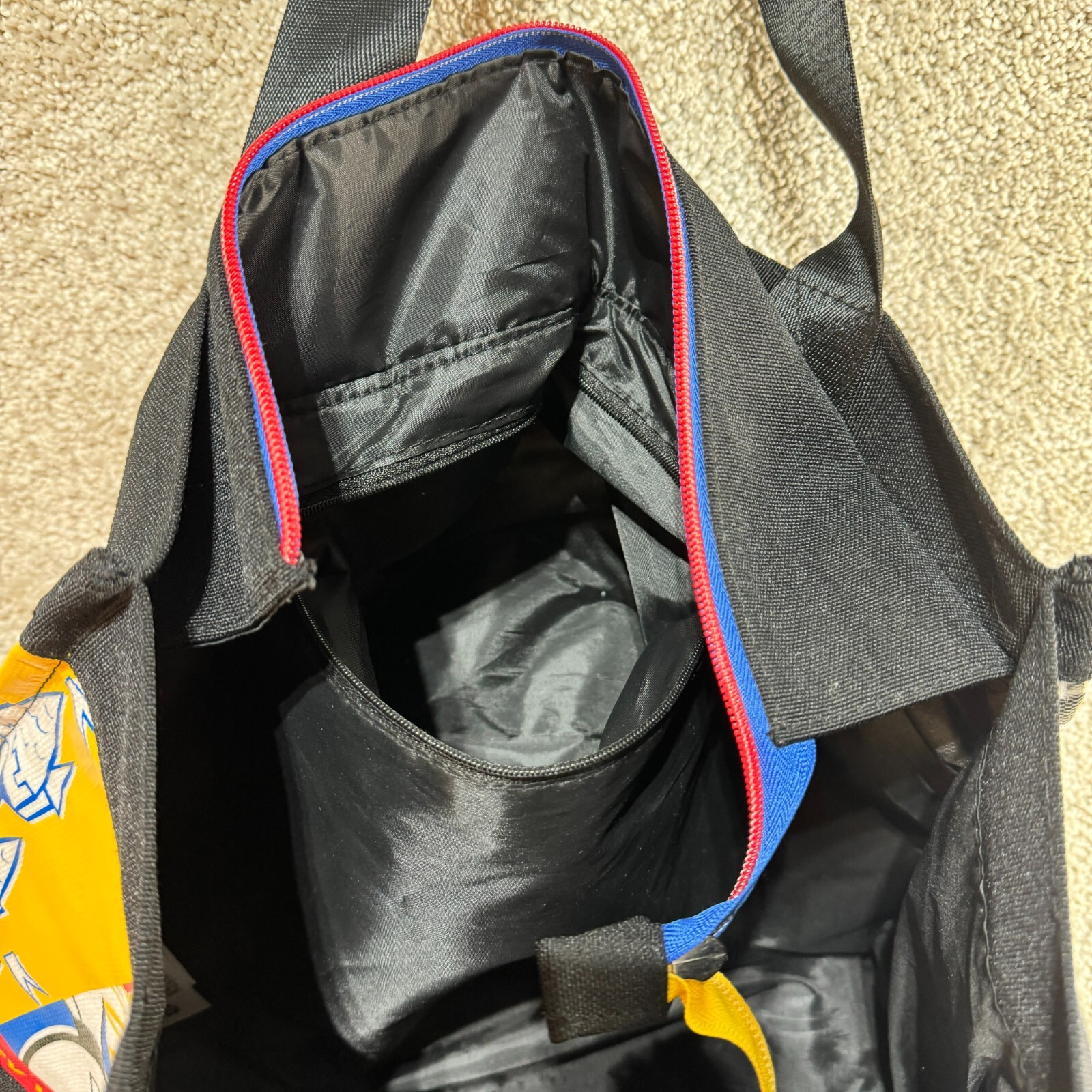 Disney Parks 2021 Mickey Mouse Tote Bag Multicolor Walt Disney World Color Block