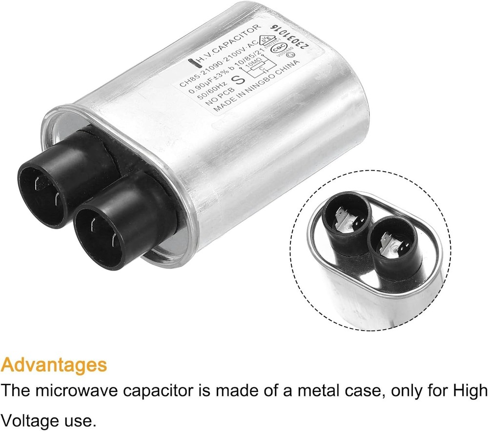 MECCANIXITY Microwave Capacitor Replacement High Voltage Oven Capacitor...