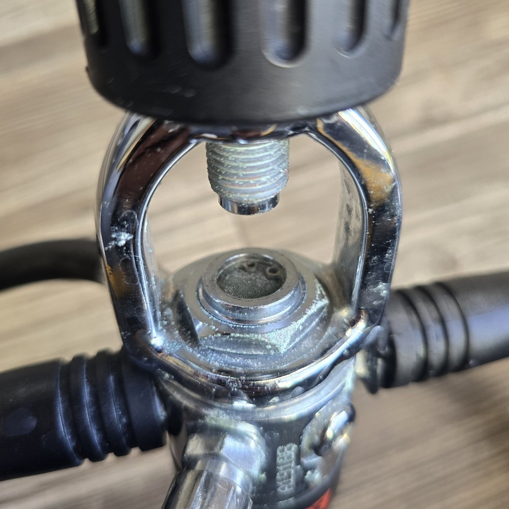 MARES MR 12 SCUBA REGULATOR SET Mares Flat Brass Used