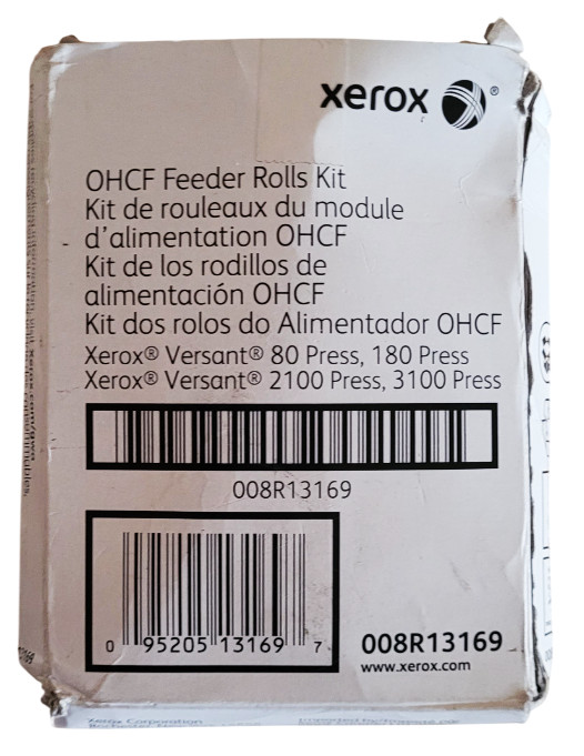 Xerox 008R13169 OHCF Feeder Rolls Kit New With Open Deformed Box