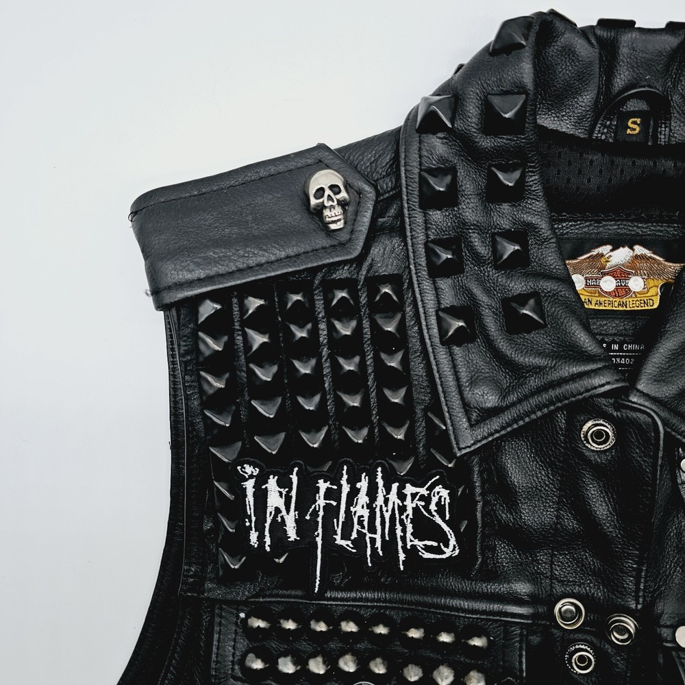 In Flames Shaped Logo EMBROIDERED PATCH