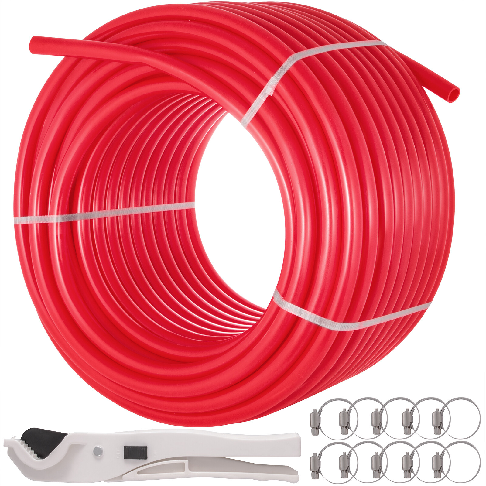 Uimoso 1" x 300ft PEX Tubing Pex Pipe for Htg/Plbg/Potable Water Red