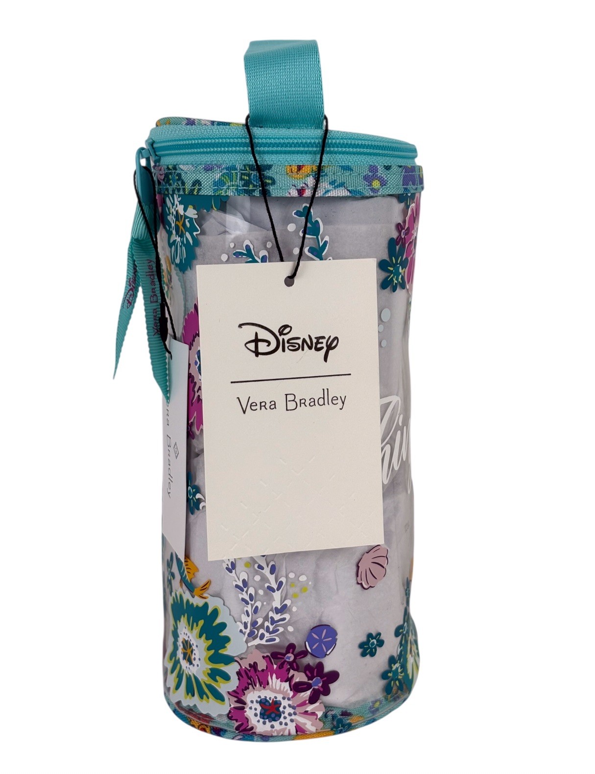 Vera Bradley Disney Ariel Floral Little Mermaid Lotion Bag