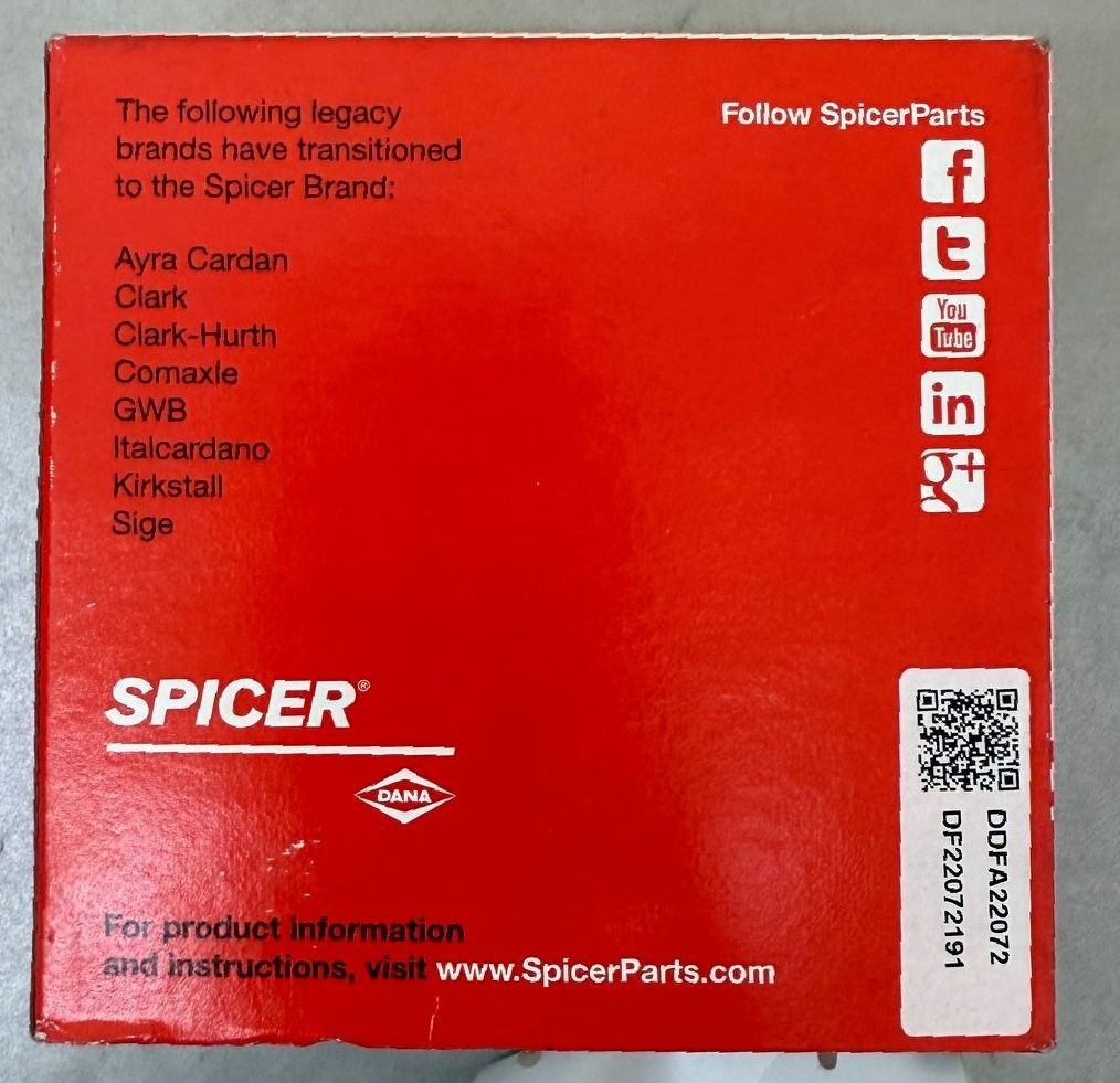 Spicer LVU25945 Internal Oil Seal For John Deere