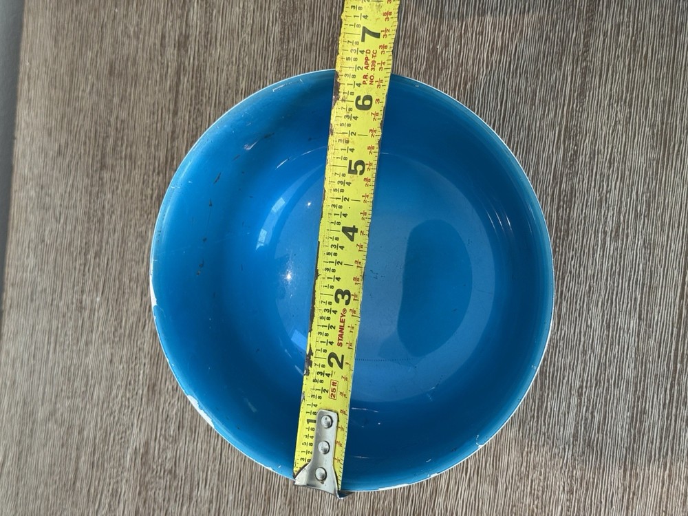 Reed & Barton 1120 Silver Plated Bowl Blue Interior 6 Inch