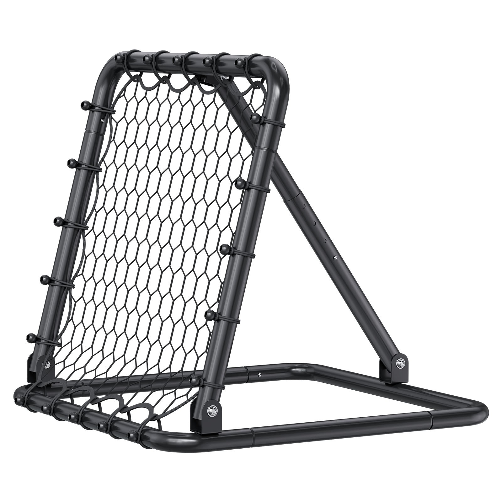 34"x34" Soccer Rebounder Net Kick-Back Portable Football Training Gifts
