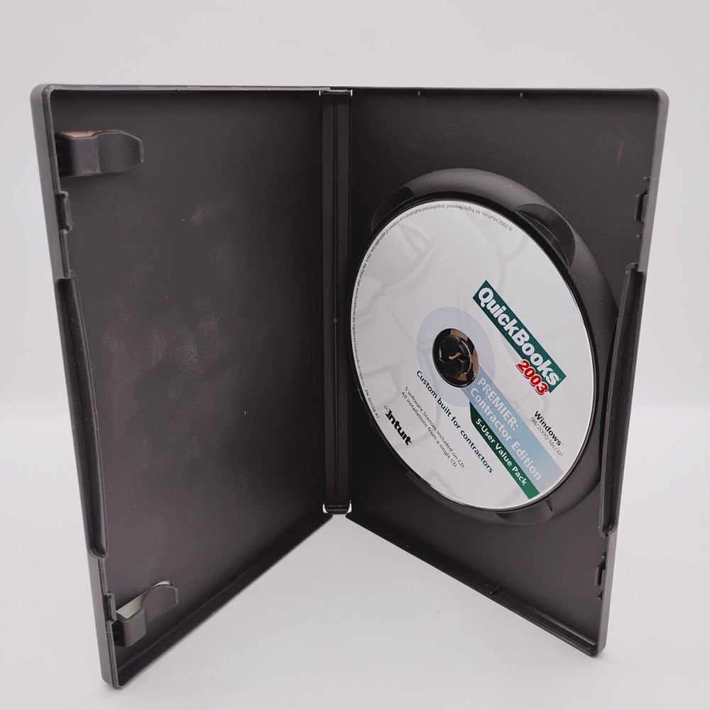 Intuit Quickbooks 2003 Premier Contractor Edition Upgrade Only EUC w/ Key Code