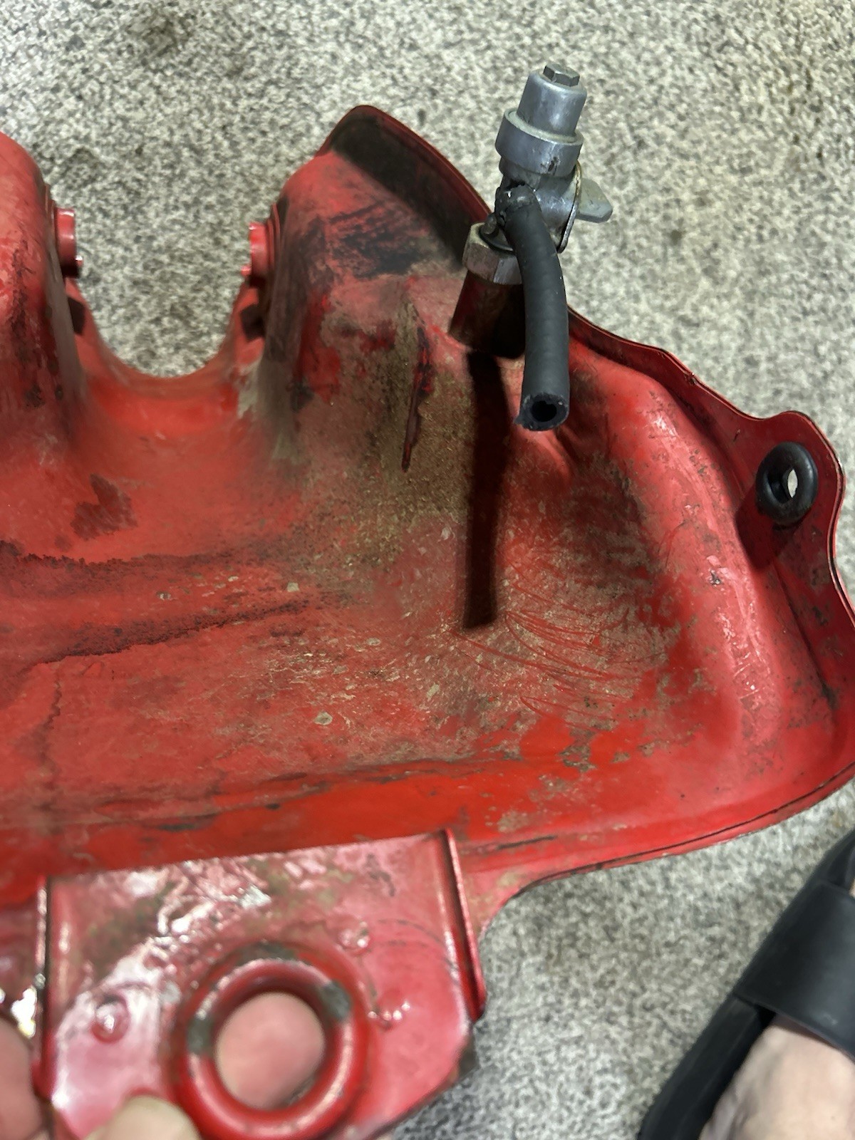 Honda Atc Big Red Oem Gas Fuel Tank 250es 1985 1986 86 85 87 250 Es Clean Inside