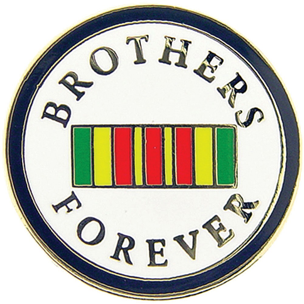 Brothers Forever Lapel Pin Eagle Emblems (P15972)