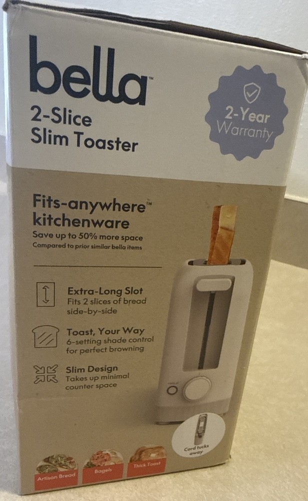 Bella 2-Slice Slim Toaster Blossom