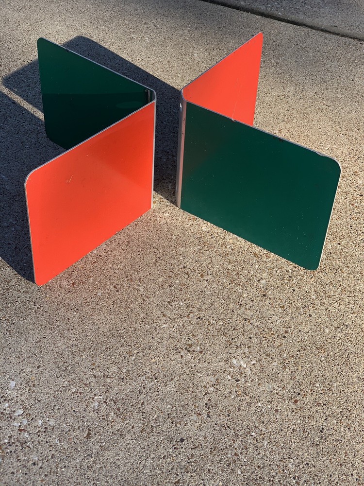 Original Railroad Switch Stand Target ( Aluminum )