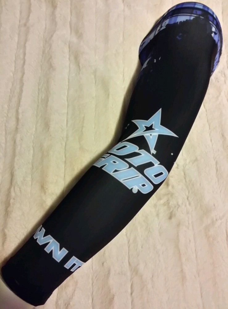 Small Roto Grip Compression Sleeve, Blue Grunge