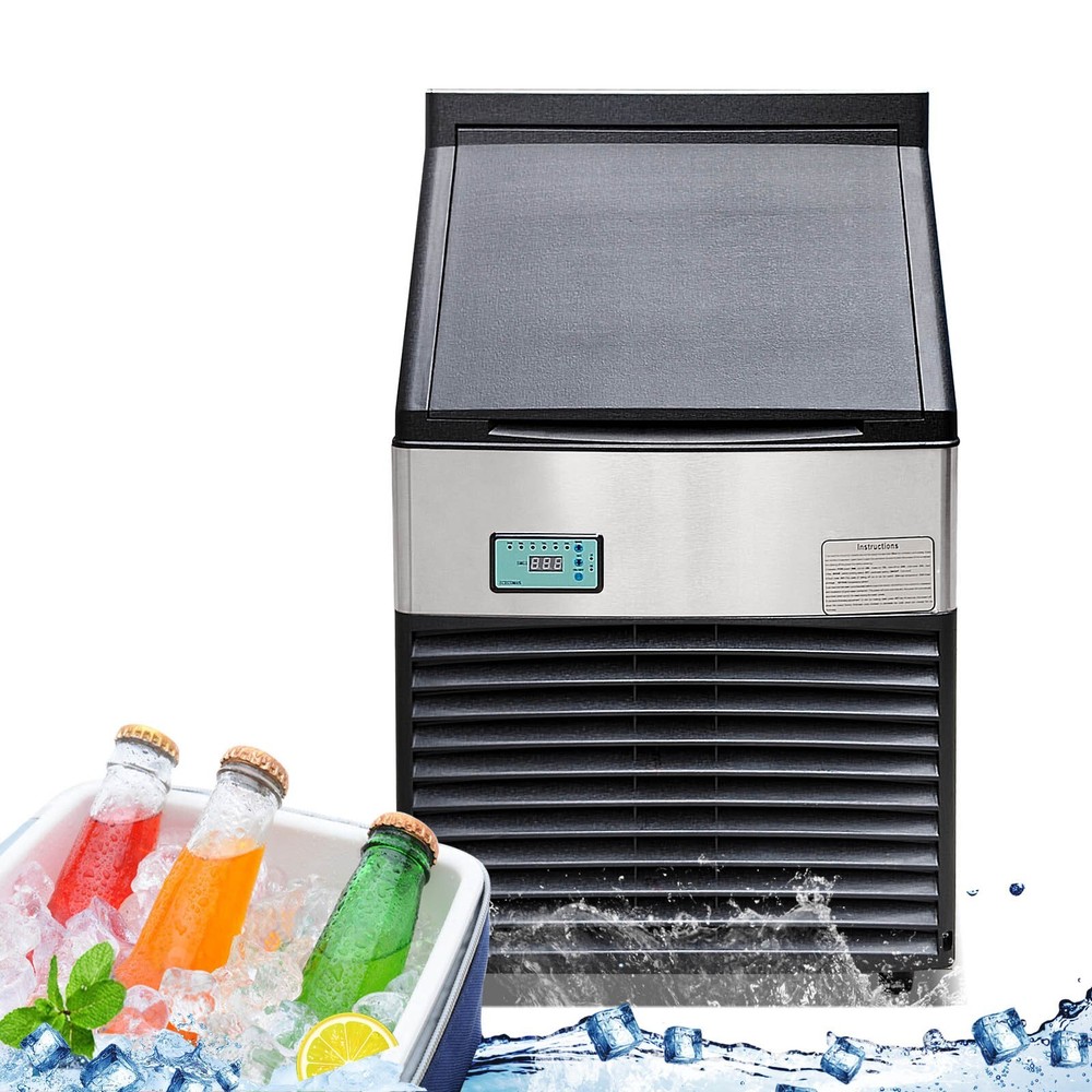 Kolice Commercial Automatic Ice Making Machine Ice Cube Maker-132 LBS/Day