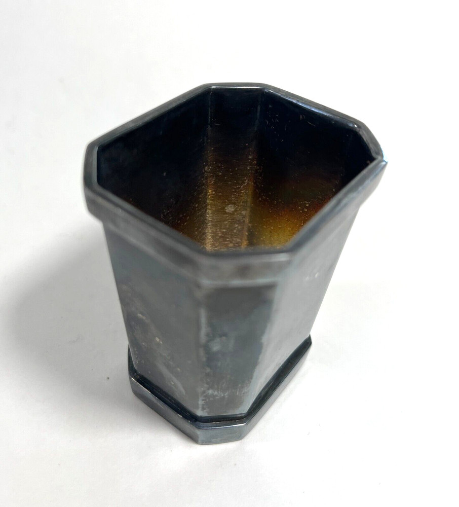 Vintage St. James Brazil Silverplate Octagonal Mini Cup 2.5"