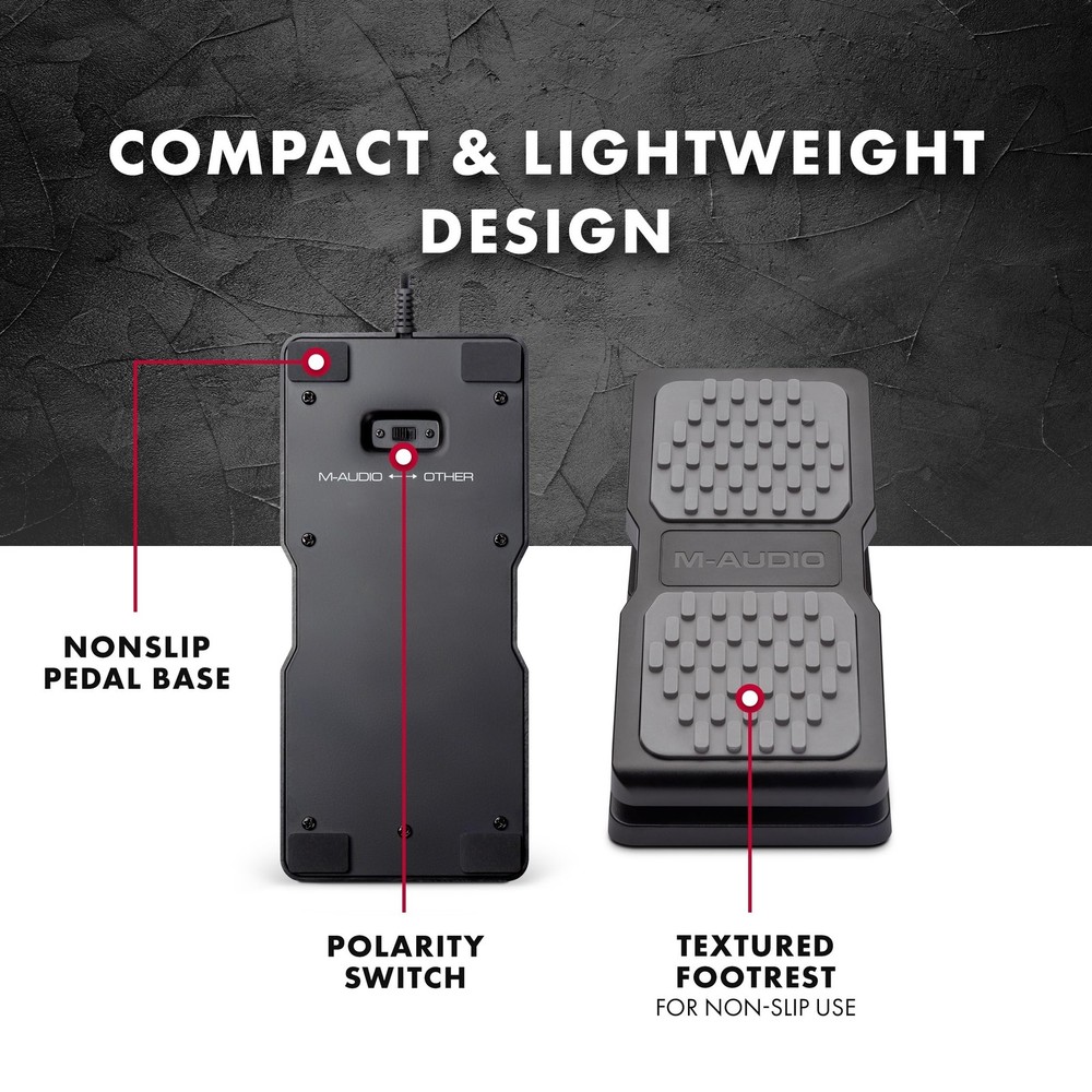Expression Pedal for Keyboards, MIDI Controllers & Guitar Effects