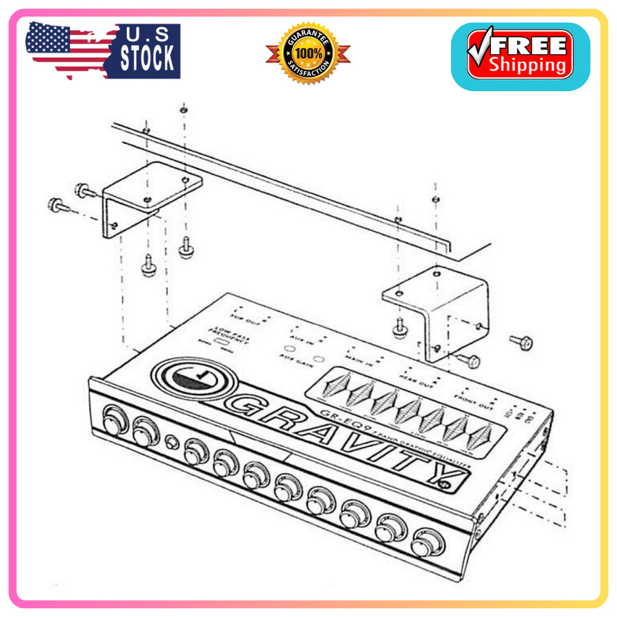 Gravity 7 Band Graphic Equalizer GR-EQ9