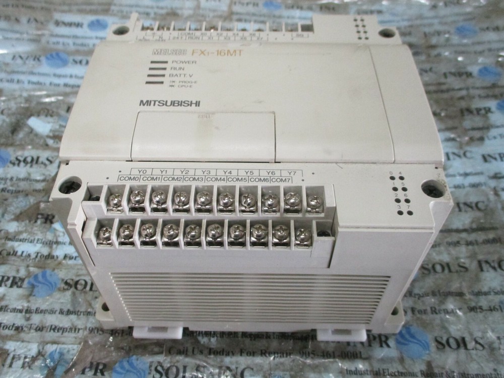 Mitsubishi FX1-16MT Melsec Programmable I/O Controller Unit 30VA 24VDC *Tested*