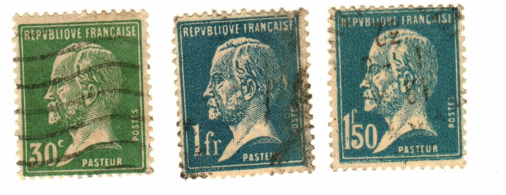 France #189, 194, 186 used