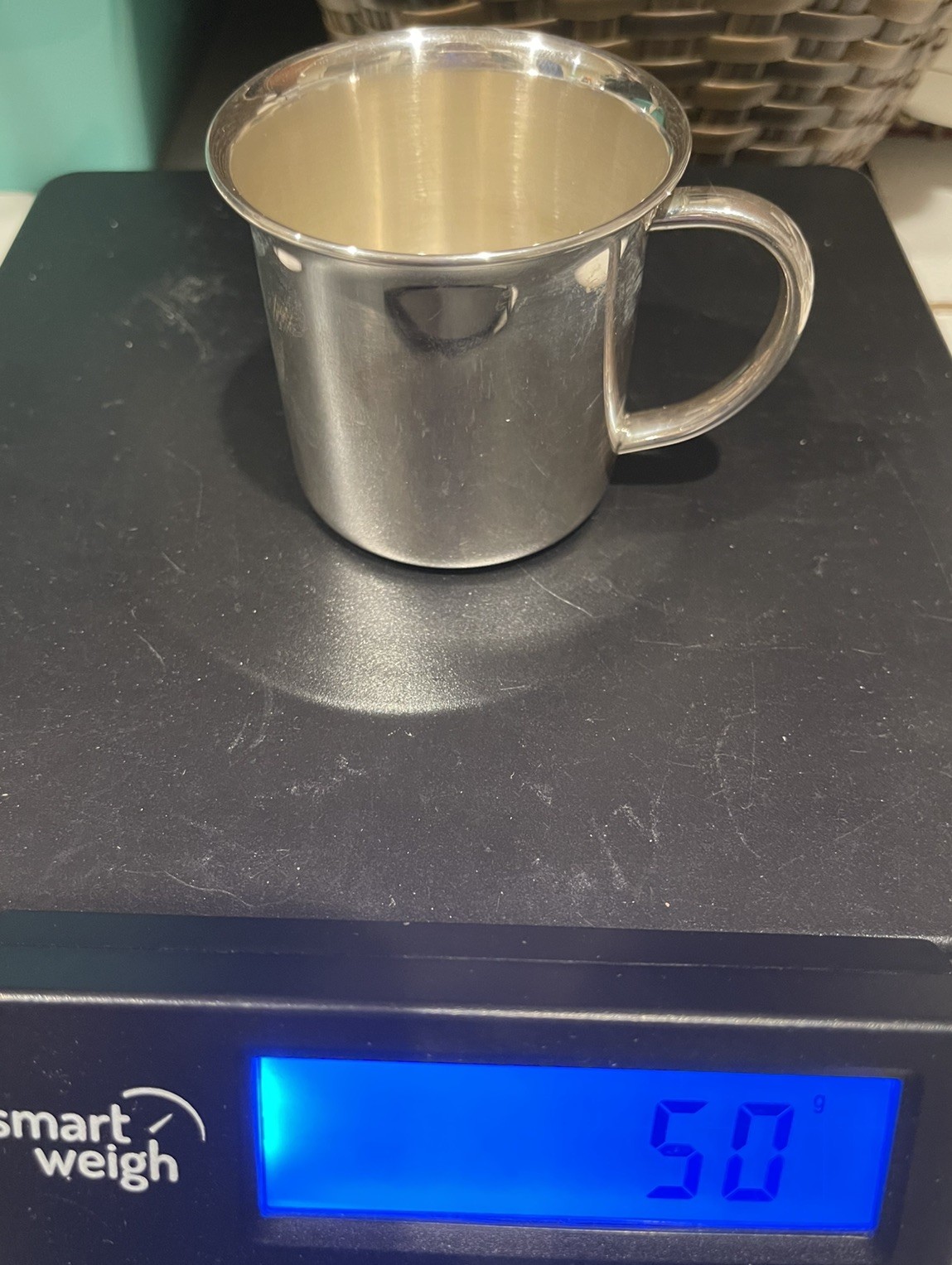 Vintage Wallace Sterling Silver .925 Baby Cup Mug 50 Grams