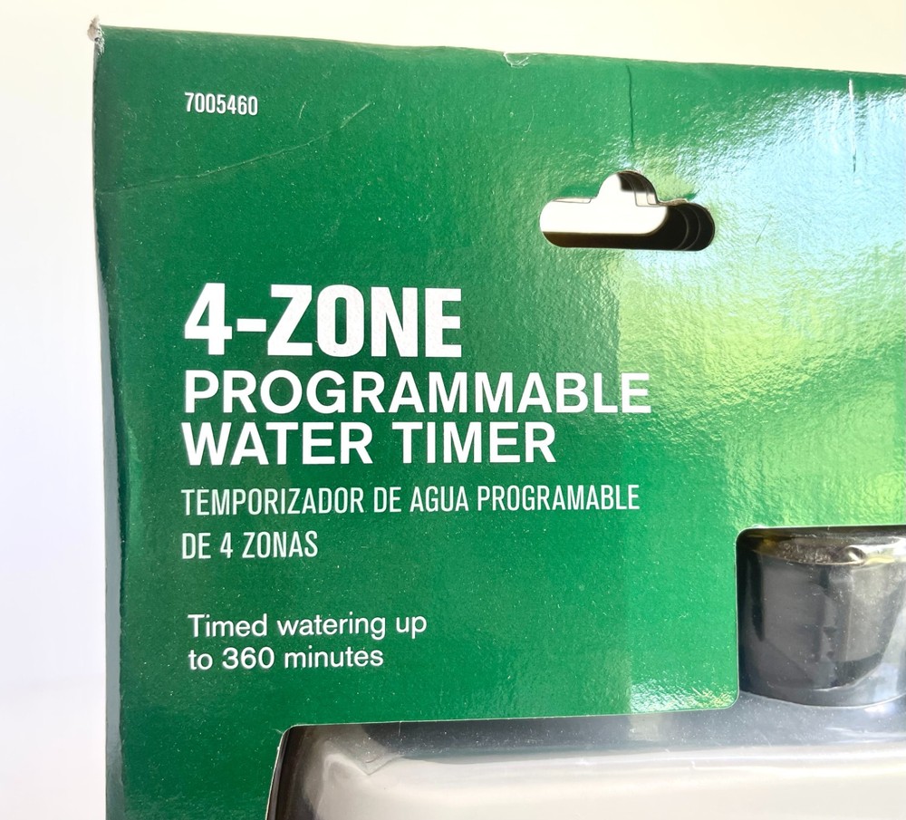NEW - Ace 4-Zone Programmable Digital Water Hose Spigot Timer, 7005460