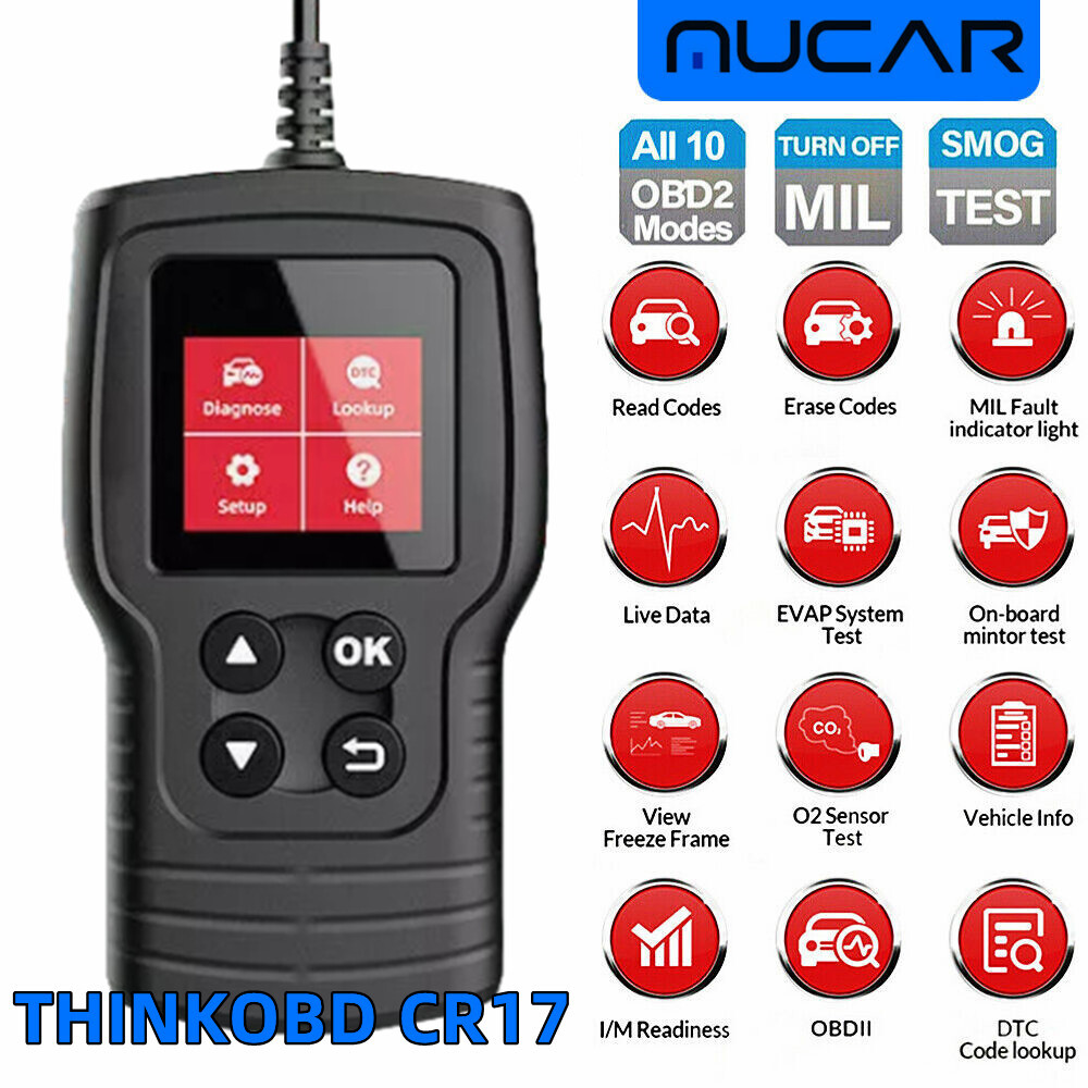 THINKODBD CR17 OBD2 Scanner Code Reader Diagnostic Scan Tool Check Engine Fault
