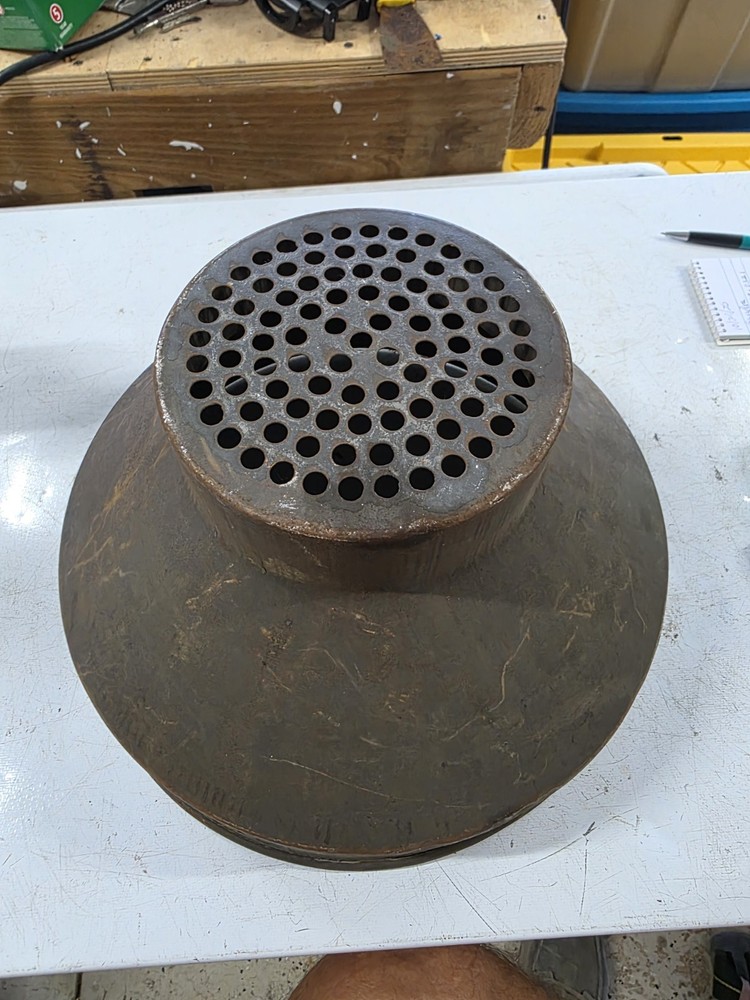Antique Milk Strainer 12 In