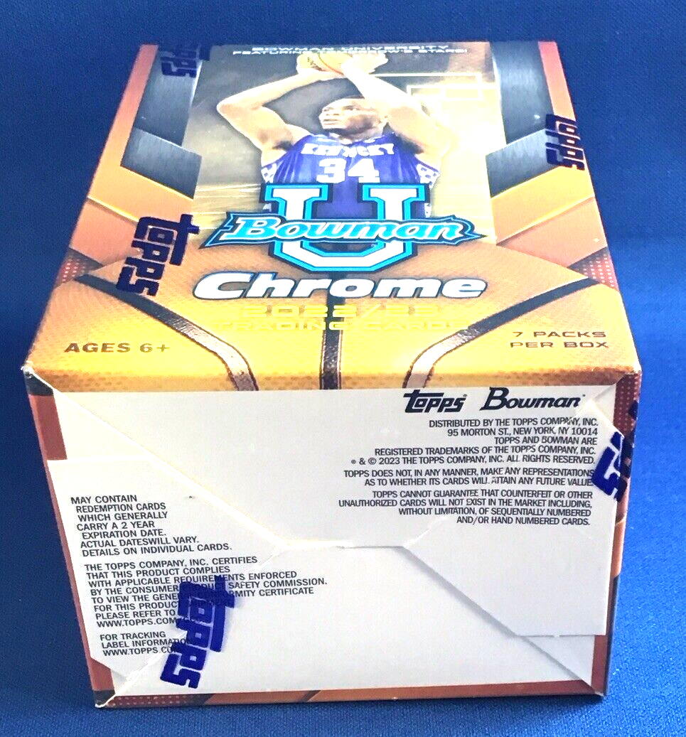 2022-23 Bowman Chrome University Basketball Box + Caitlin Clark RC #50 Nm-Mint?