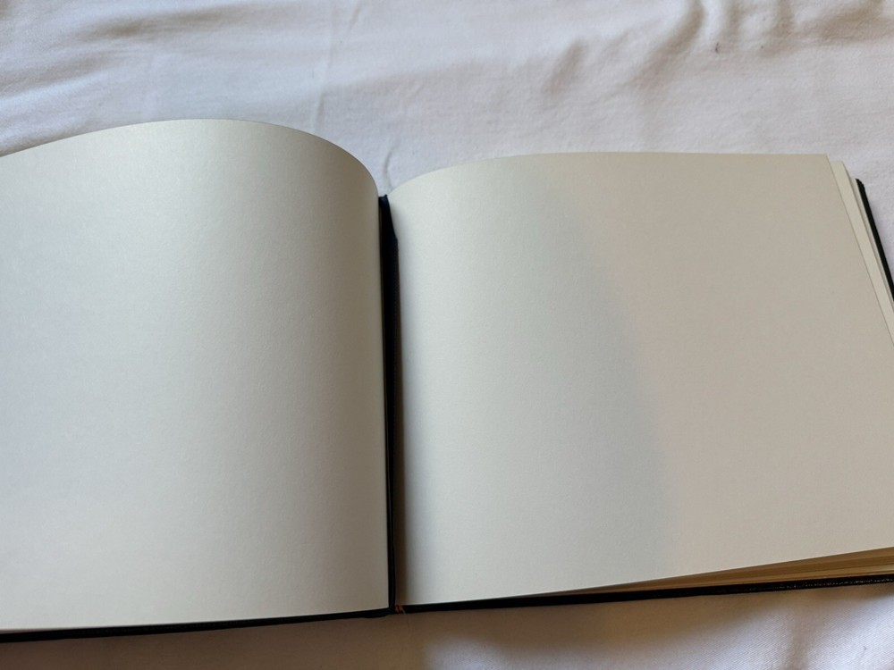Charing Cross Quality Leather Notebook 8 x 6, Blank Pages
