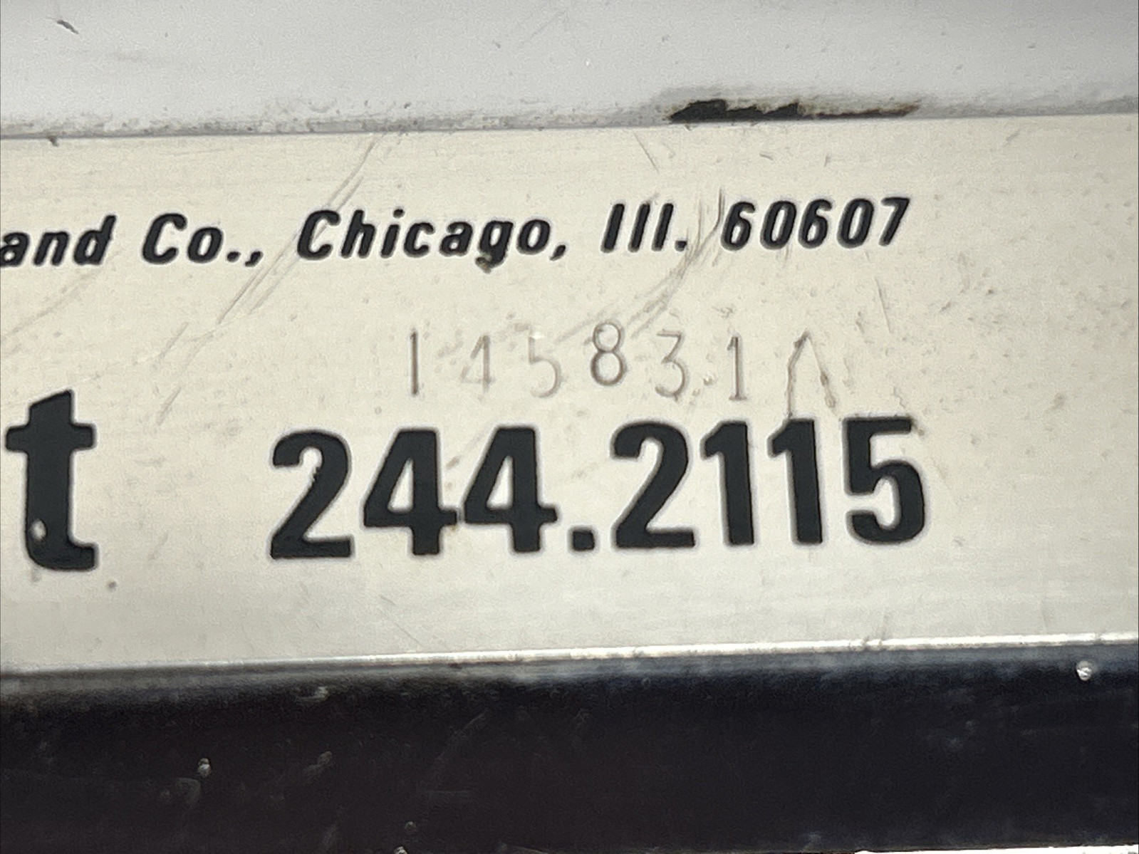 Vintage Sears Roebuck Penske Chrome Power Auto Timing Light Gun 244.2115 Manual