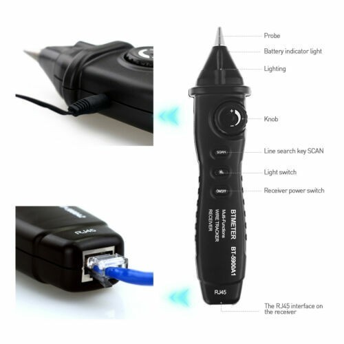 Network Line Finder Tester Detection Cable Tester Phone Cable Track Reader Tool