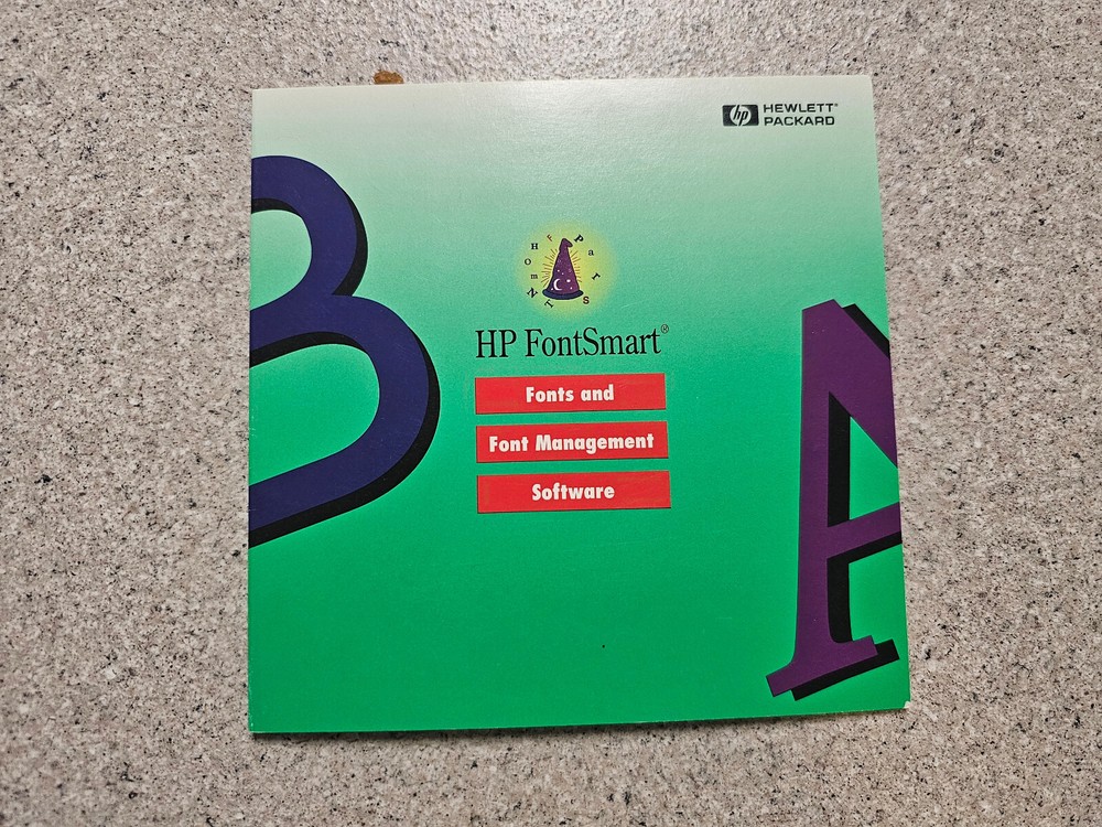 HP FONTSMART FOR WINDOWS 3.1 DISKETTE VERSION.