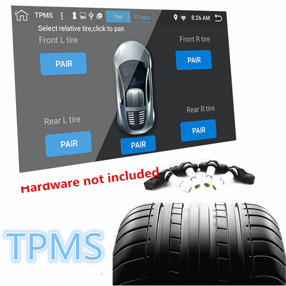 13.3''Car Rear Headrest TV Monitor 4+64GB WIFI Bluetooth Rotatable Screen Player