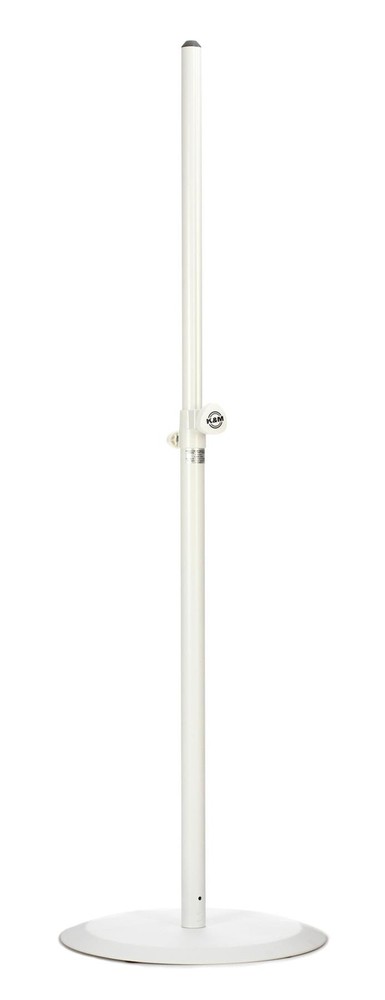 K&M 26735 Round Base Speaker Stand - White