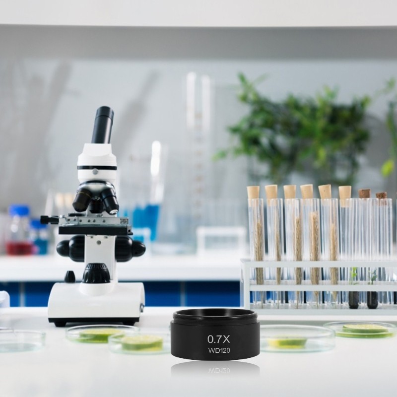 Microscope Accessory 0.7X Trinocular Stereo Microscope Auxiliary Objective Lens