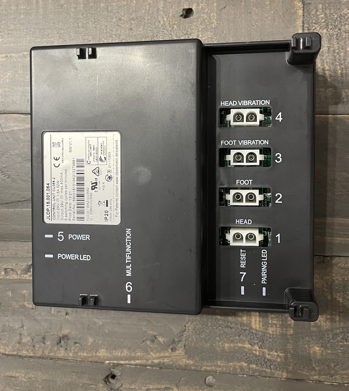 Okin Control Unit CU358-2 JLDP 15.001.064 SEALY