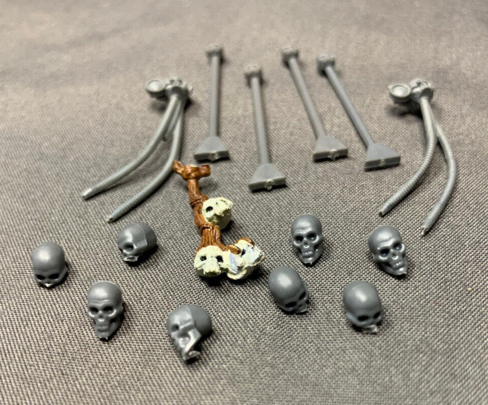 40K Bits Assorted Skulls x15
