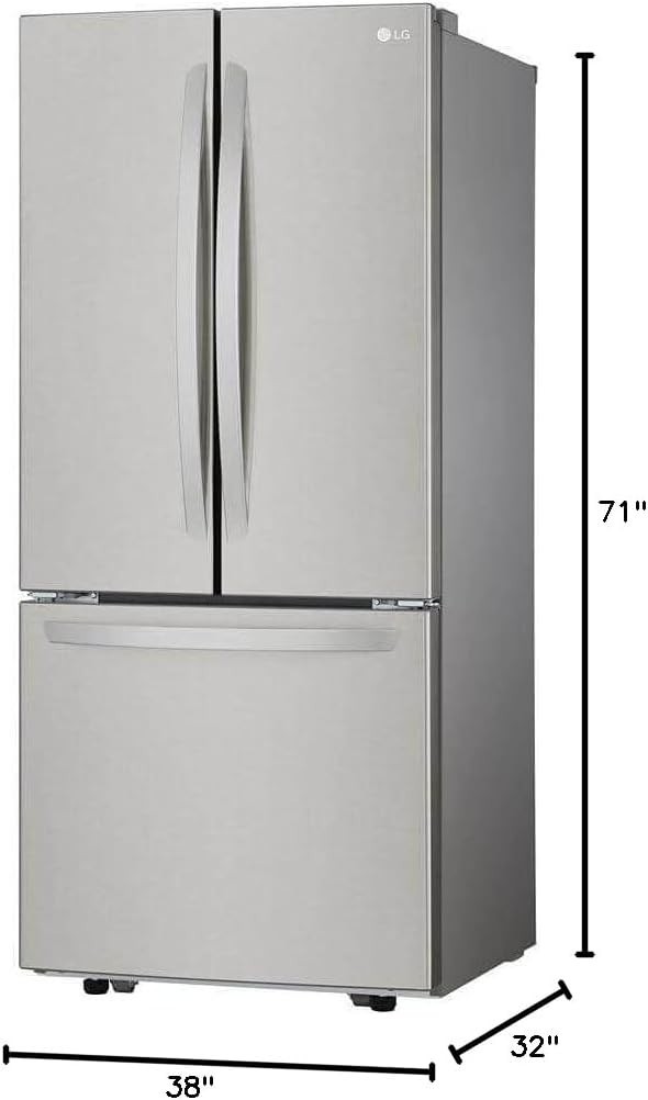 LG 30" French Door Refrigerator with 21.8 Cu. Ft. Capacity - LFCS22520S