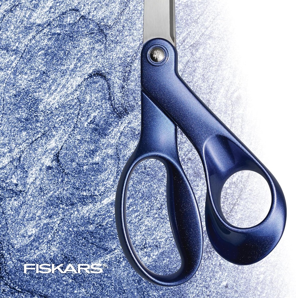 Fiskars Explore Scissors, Design Collection, Blue Expanse, 8 Inches